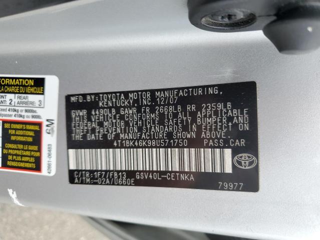 Photo 11 VIN: 4T1BK46K98U571750 - TOYOTA CAMRY 