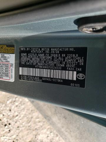 Photo 12 VIN: 4T1BK46KX7U524533 - TOYOTA CAMRY LE 