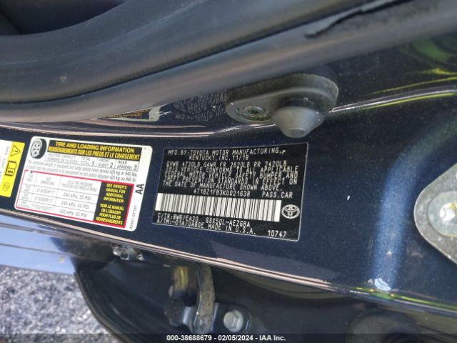 Photo 8 VIN: 4T1BZ1FB3KU021638 - TOYOTA AVALON 