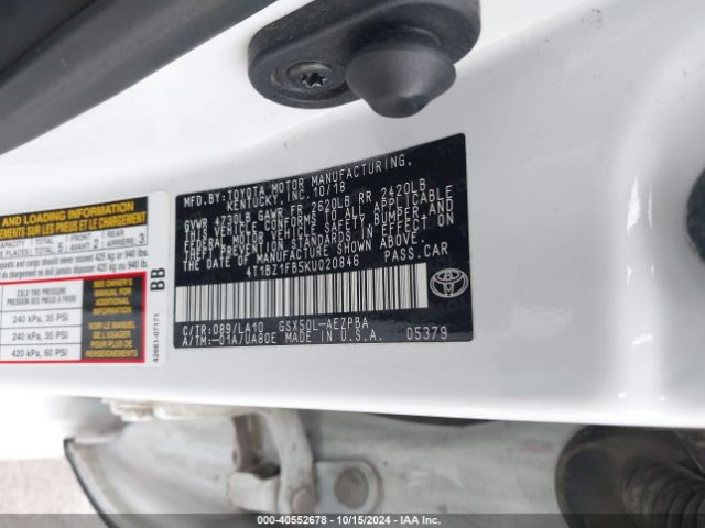 Photo 8 VIN: 4T1BZ1FB5KU020846 - TOYOTA AVALON 