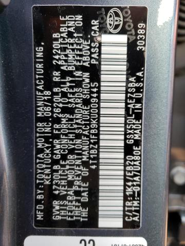 Photo 12 VIN: 4T1BZ1FB9KU009445 - TOYOTA AVALON XLE 