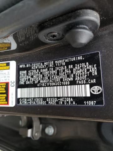 Photo 9 VIN: 4T1BZ1FB9KU021689 - TOYOTA AVALON XLE 