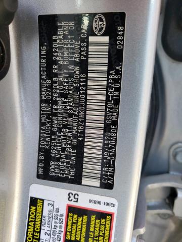 Photo 9 VIN: 4T1BZ1HK0JU012116 - TOYOTA CAMRY XSE 