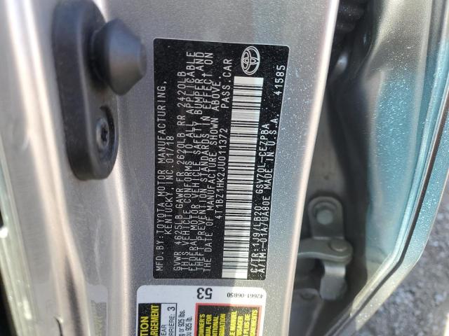 Photo 11 VIN: 4T1BZ1HK2JU011372 - TOYOTA CAMRY 