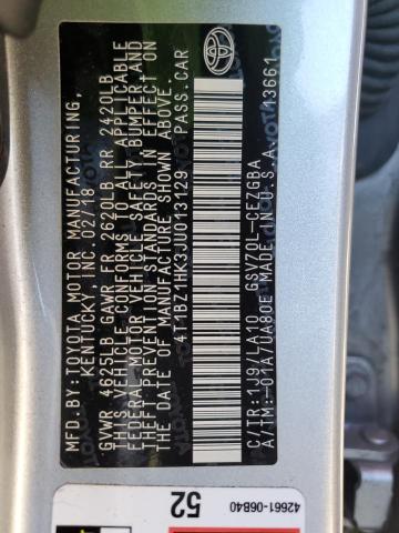 Photo 11 VIN: 4T1BZ1HK3JU013129 - TOYOTA CAMRY XSE 