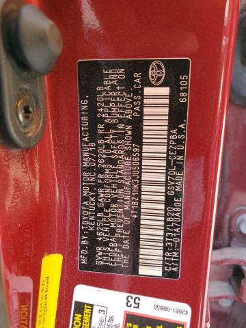 Photo 11 VIN: 4T1BZ1HK3JU506597 - TOYOTA CAMRY XSE 