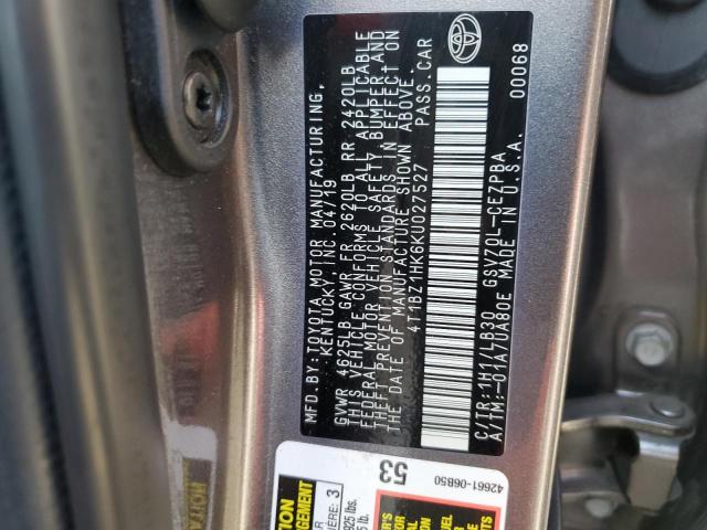 Photo 11 VIN: 4T1BZ1HK6KU027527 - TOYOTA CAMRY XSE 