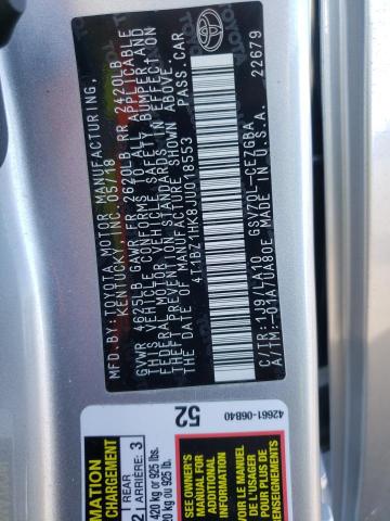 Photo 12 VIN: 4T1BZ1HK8JU018553 - TOYOTA CAMRY 