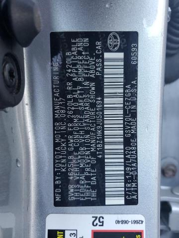 Photo 12 VIN: 4T1BZ1HK9JU501694 - TOYOTA CAMRY XSE 