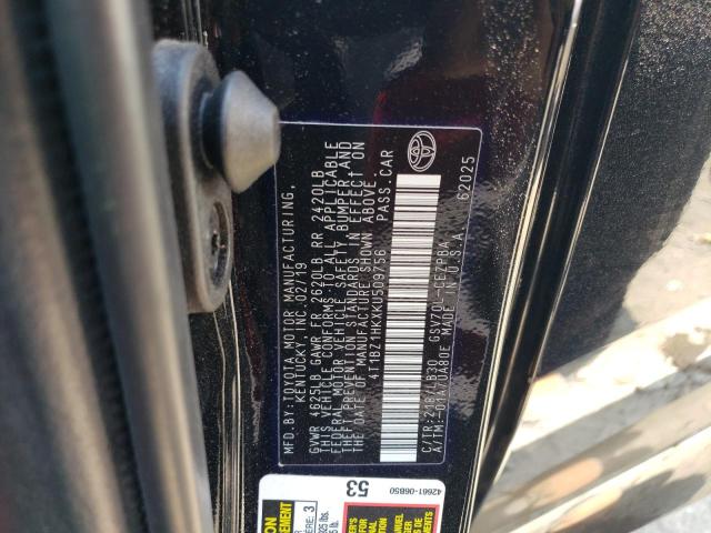 Photo 11 VIN: 4T1BZ1HKXKU509756 - TOYOTA CAMRY XSE 