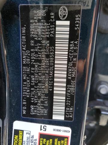 Photo 11 VIN: 4T1C11AK0LU985635 - TOYOTA CAMRY 