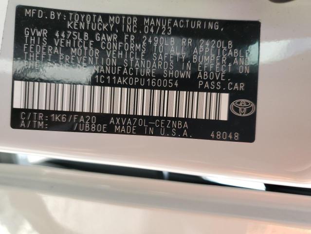 Photo 11 VIN: 4T1C11AK0PU160054 - TOYOTA CAMRY LE 