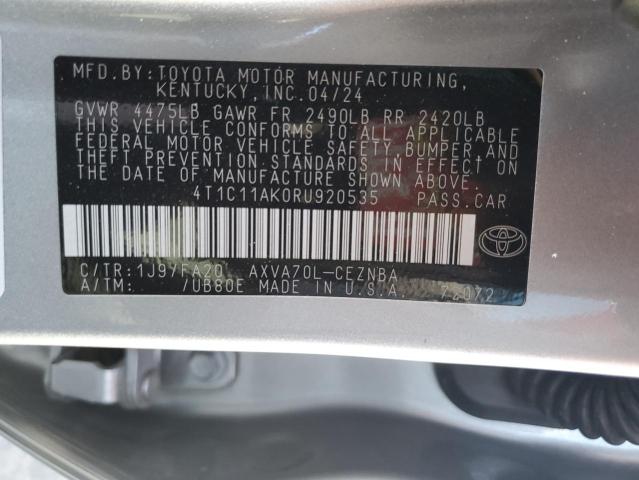 Photo 12 VIN: 4T1C11AK0RU920535 - TOYOTA CAMRY LE 