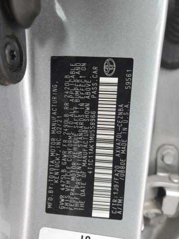 Photo 12 VIN: 4T1C11AK1MU558966 - TOYOTA CAMRY LE 