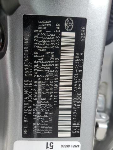 Photo 11 VIN: 4T1C11AK1NU693818 - TOYOTA CAMRY 