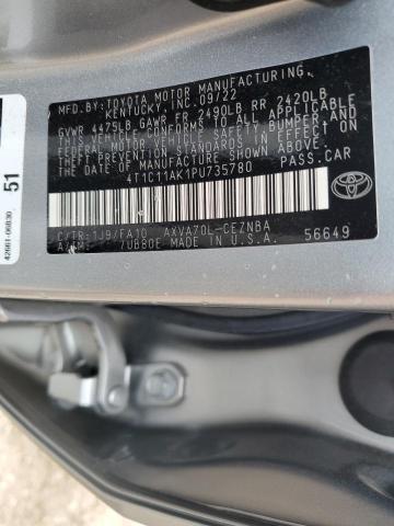 Photo 11 VIN: 4T1C11AK1PU735780 - TOYOTA CAMRY 