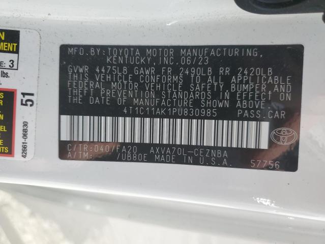 Photo 11 VIN: 4T1C11AK1PU830985 - TOYOTA CAMRY LE 