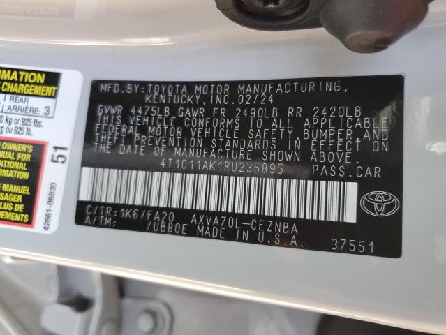 Photo 11 VIN: 4T1C11AK1RU235895 - TOYOTA CAMRY LE 