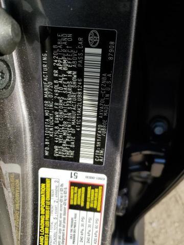 Photo 12 VIN: 4T1C11AK2LU981246 - TOYOTA CAMRY 