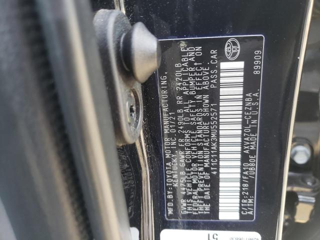 Photo 12 VIN: 4T1C11AK3MU552571 - TOYOTA CAMRY 