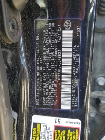 Photo 11 VIN: 4T1C11AK3NU646631 - TOYOTA CAMRY 