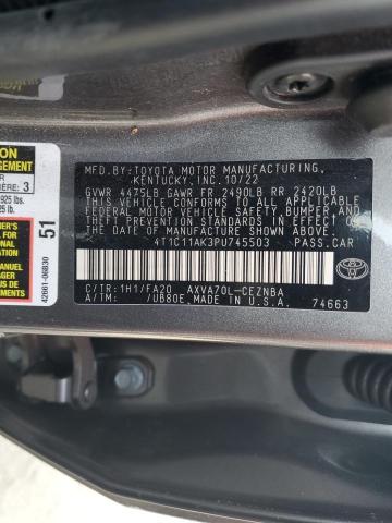 Photo 11 VIN: 4T1C11AK3PU745503 - TOYOTA CAMRY LE 