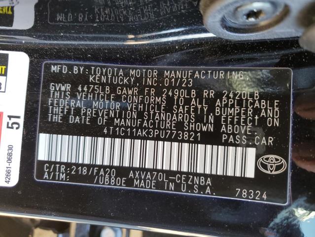 Photo 12 VIN: 4T1C11AK3PU773821 - TOYOTA CAMRY 