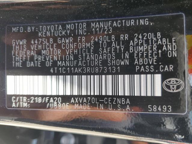 Photo 12 VIN: 4T1C11AK3RU873131 - TOYOTA CAMRY 