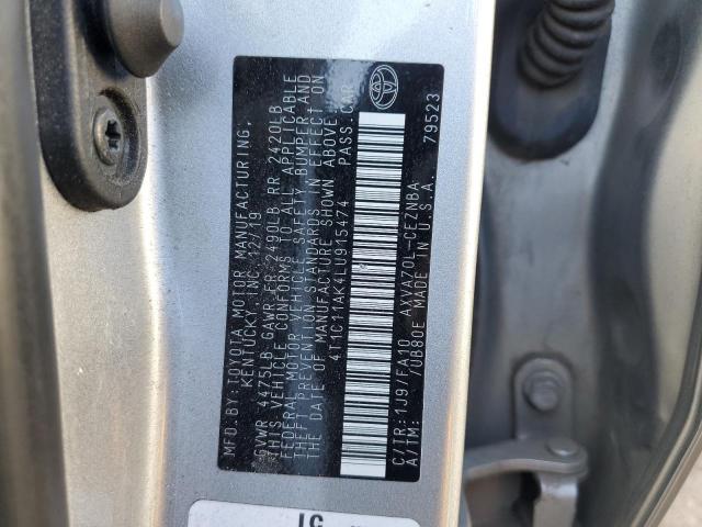 Photo 11 VIN: 4T1C11AK4LU915474 - TOYOTA CAMRY LE 