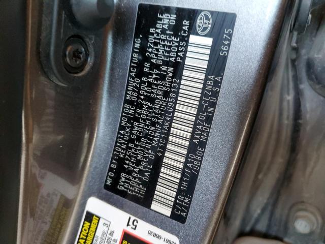 Photo 11 VIN: 4T1C11AK4LU958132 - TOYOTA CAMRY LE 