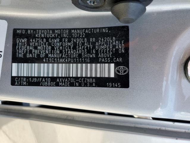 Photo 11 VIN: 4T1C11AK4PU111116 - TOYOTA CAMRY LE 