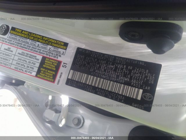 Photo 8 VIN: 4T1C11AK5LU991589 - TOYOTA CAMRY 