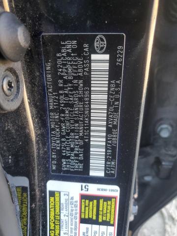 Photo 11 VIN: 4T1C11AK5NU648963 - TOYOTA CAMRY LE 