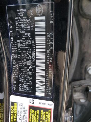 Photo 11 VIN: 4T1C11AK5NU689383 - TOYOTA CAMRY 