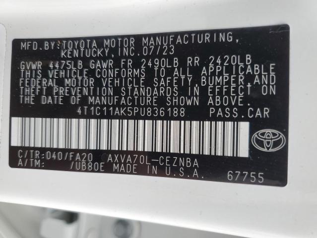 Photo 11 VIN: 4T1C11AK5PU836188 - TOYOTA CAMRY 