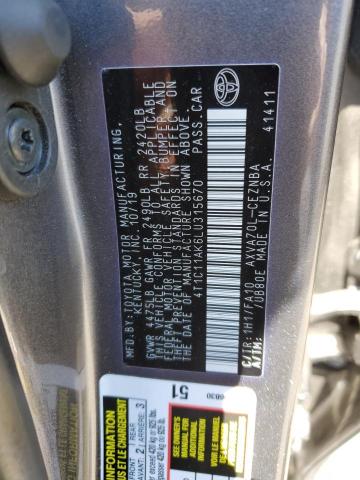 Photo 11 VIN: 4T1C11AK6LU315670 - TOYOTA CAMRY LE 