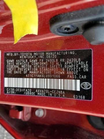 Photo 9 VIN: 4T1C11AK6LU991066 - TOYOTA CAMRY LE 