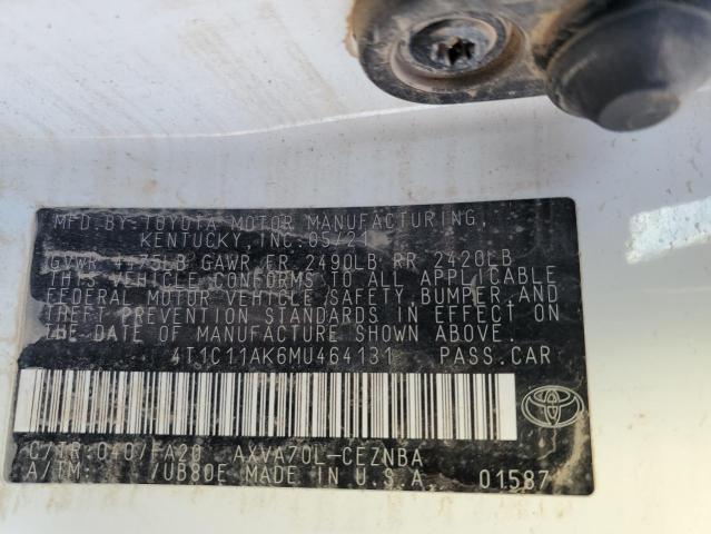 Photo 11 VIN: 4T1C11AK6MU464131 - TOYOTA CAMRY LE 