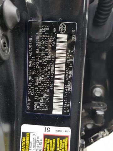 Photo 11 VIN: 4T1C11AK6MU601407 - TOYOTA CAMRY LE 