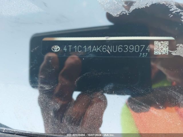 Photo 8 VIN: 4T1C11AK6NU639074 - TOYOTA CAMRY 