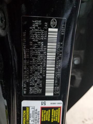 Photo 12 VIN: 4T1C11AK6PU728761 - TOYOTA CAMRY LE 