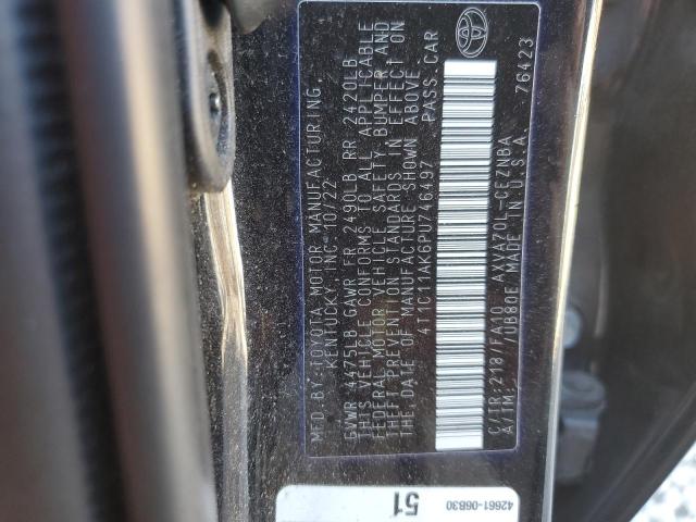 Photo 11 VIN: 4T1C11AK6PU746497 - TOYOTA CAMRY LE 