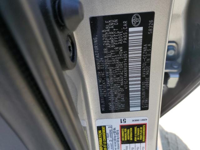 Photo 12 VIN: 4T1C11AK6RU914061 - TOYOTA CAMRY LE 