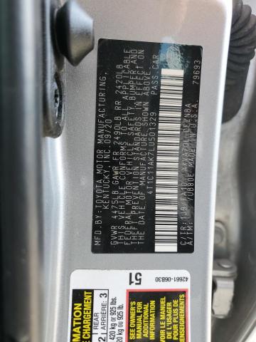 Photo 11 VIN: 4T1C11AK7LU501329 - TOYOTA CAMRY LE 