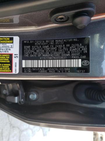 Photo 9 VIN: 4T1C11AK7NU053631 - TOYOTA CAMRY LE 