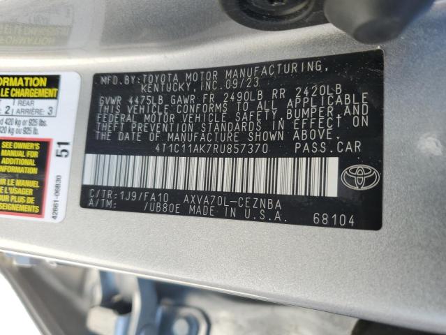 Photo 12 VIN: 4T1C11AK7RU857370 - TOYOTA CAMRY LE 