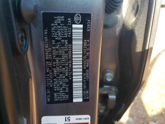 Photo 12 VIN: 4T1C11AK8LU866456 - TOYOTA CAMRY LE 