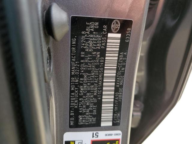 Photo 11 VIN: 4T1C11AK8MU561489 - TOYOTA CAMRY 