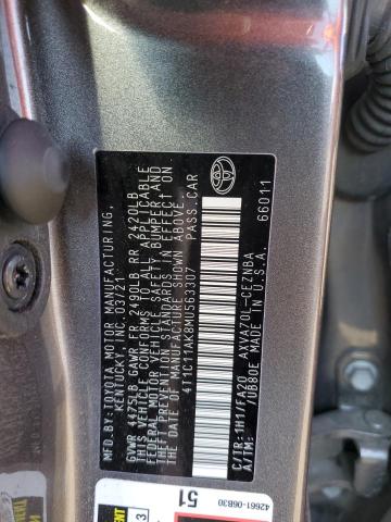 Photo 11 VIN: 4T1C11AK8MU563307 - TOYOTA CAMRY LE 