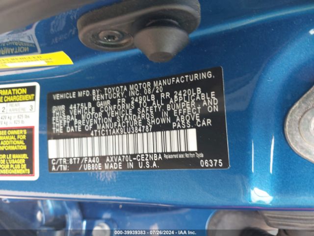 Photo 8 VIN: 4T1C11AK9LU384787 - TOYOTA CAMRY 